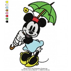 Minnie Mouse 06 Embroidery Design